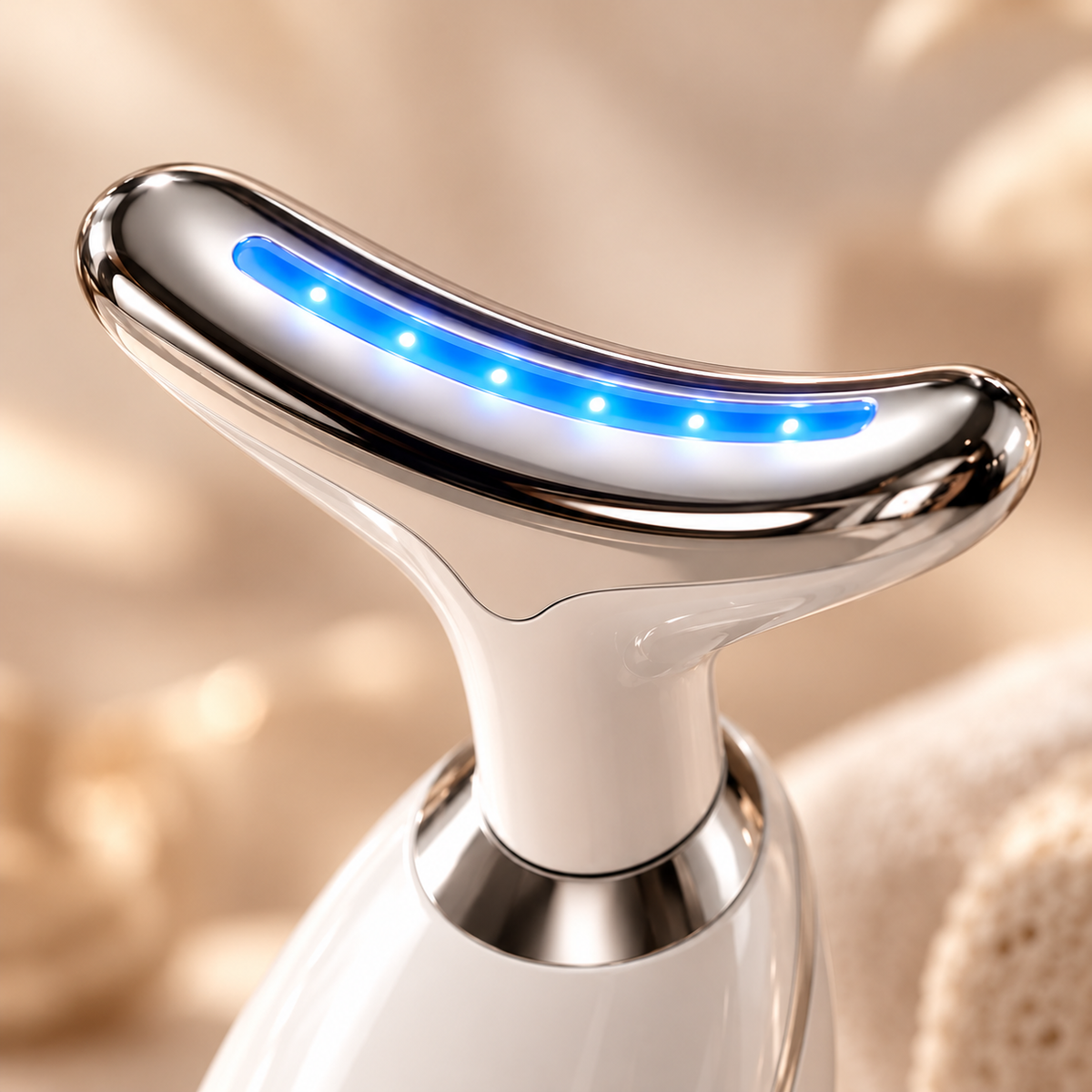 Cabezal de Lume Skin con luz azul, modo calor